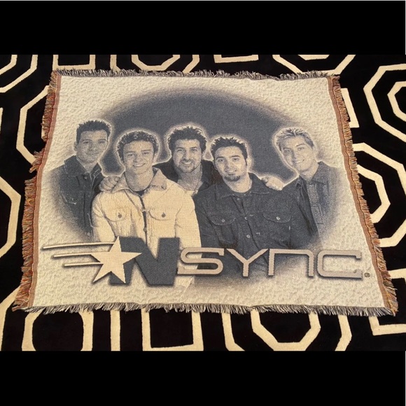 Nsync Bedding Nsync Vintage Collectible Throw Blanket Poshmark